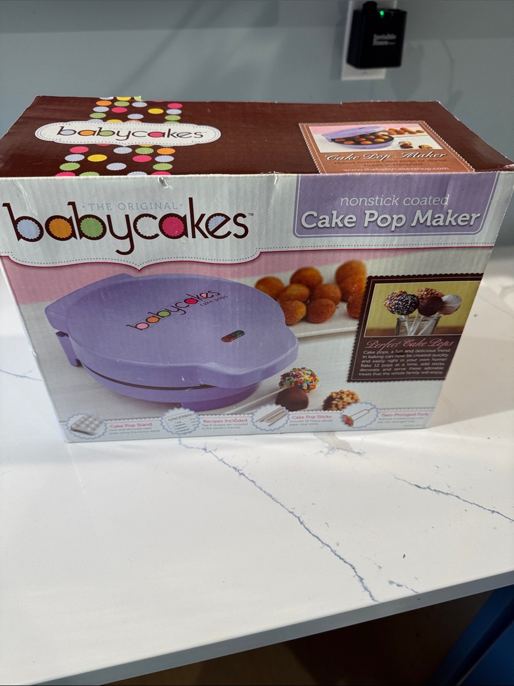 NWT! Babycakes - Purple Cake Pop Maker